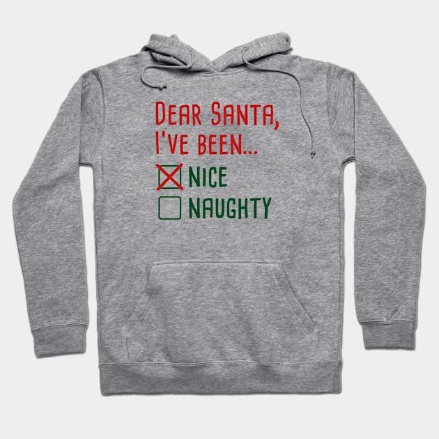 Dear Santa Hoodie by VectorPlanet